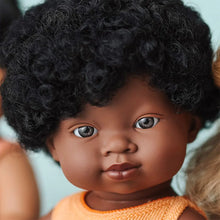Load image into Gallery viewer, African Girl Doll with Melon Romper