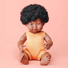 Load image into Gallery viewer, African Girl Doll with Melon Romper