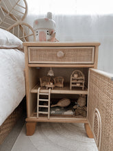 Load image into Gallery viewer, The Night Wonder Bedside Table - Rattan