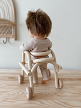 Load image into Gallery viewer, Doll-Size Emerald Rattan Walker