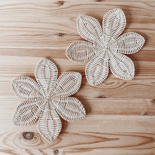 Load image into Gallery viewer, Flower Wicker Wall Decor - Set of 2
