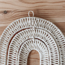 Load image into Gallery viewer, Cloud & Rainbow Wicker Wall Decor - Set of 2