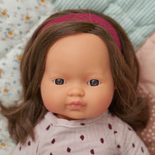 Load image into Gallery viewer, Miniland Caucasian Brunette Girl Doll
