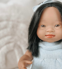 Load image into Gallery viewer, Miniland Hispanic Girl Doll with Down Syndrome
