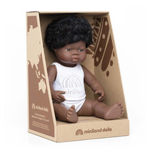 Load image into Gallery viewer, Miniland African Boy Doll
