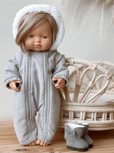 Load image into Gallery viewer, Snow Suit with Fur Trim, Grey