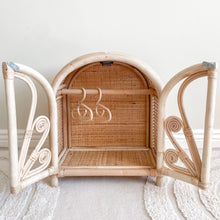 Load image into Gallery viewer, Willow Doll Rattan Wardrobe