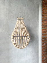 Load image into Gallery viewer, Natural Wooden Beads Chandelier