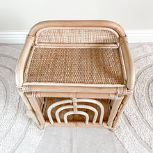 Load image into Gallery viewer, Rainbow Doll Rattan Wardrobe