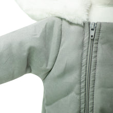 Load image into Gallery viewer, Snow Suit with Fur Trim, Grey