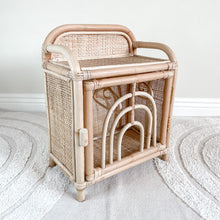 Load image into Gallery viewer, Rainbow Doll Rattan Wardrobe