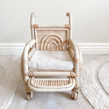 Load image into Gallery viewer, Harvey Doll Rattan Wheelchair
