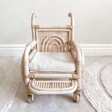 Load image into Gallery viewer, Harvey Doll Rattan Wheelchair