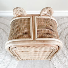 Load image into Gallery viewer, Bubu Bear Doll Rattan Cabinet
