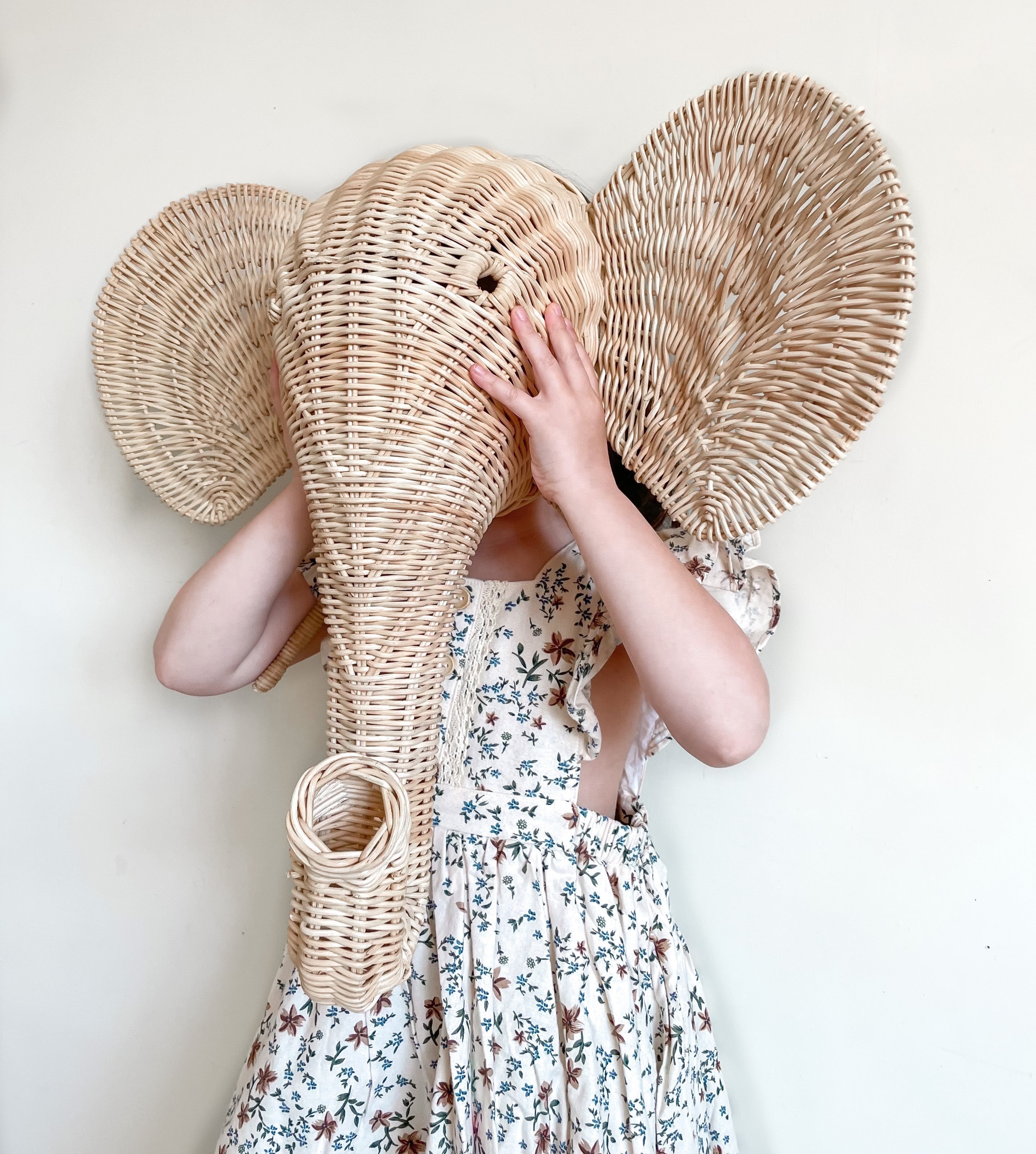 Ellie the Elephant Wall Head Little AngelRose