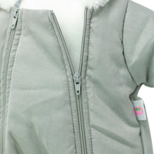 Load image into Gallery viewer, Snow Suit with Fur Trim, Grey