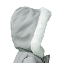 Load image into Gallery viewer, Snow Suit with Fur Trim, Grey