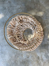 Load image into Gallery viewer, Natural Wooden Beads & Brass Pendant Lampshade