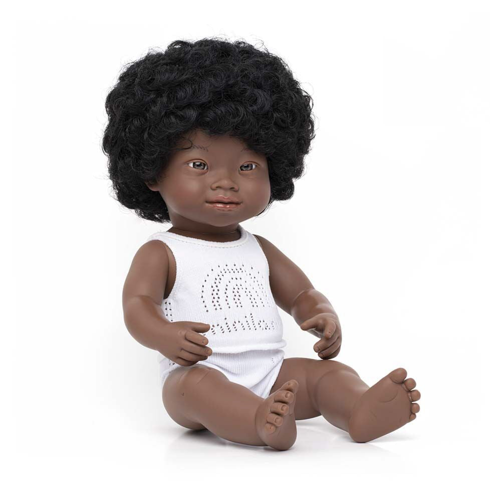 Miniland African Girl Doll with Down Syndrome