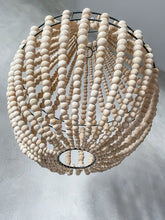 Load image into Gallery viewer, Natural Wooden Beads Chandelier
