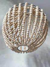 Load image into Gallery viewer, Natural Wooden Beads Chandelier