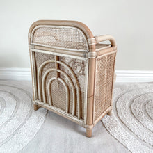 Load image into Gallery viewer, Rainbow Doll Rattan Wardrobe