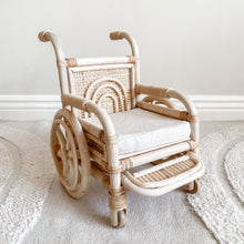 Load image into Gallery viewer, Harvey Doll Rattan Wheelchair