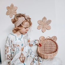 Load image into Gallery viewer, Flower Wicker Wall Decor - Set of 2