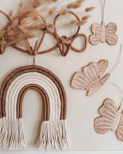 Load image into Gallery viewer, Butterfly Wicker Wall Decor - Set of 3