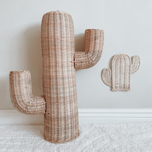 Load image into Gallery viewer, Cactus Wicker Wall Decor - Set of 2