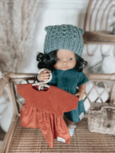 Load image into Gallery viewer, Corduroy Doll Dress - Rust