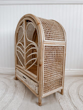 Load image into Gallery viewer, X- Large Dolls-size rattan Wardrobe
