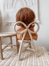 Load image into Gallery viewer, Dolls-Size Set of Two Bow Chairs &amp; Table
