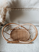 Load image into Gallery viewer, Rattan Rocking Bassinet
