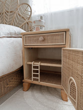 Load image into Gallery viewer, The Night Wonder Bedside Table - Rattan
