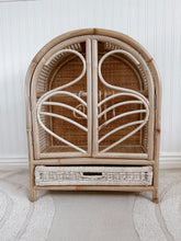 Load image into Gallery viewer, X- Large Dolls-size rattan Wardrobe
