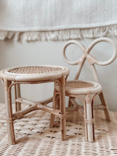 Load image into Gallery viewer, Dolls-Size Set of Two Bow Chairs &amp; Table
