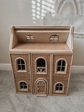 Load image into Gallery viewer, Sienna Rattan Dollhouse with Chimneys
