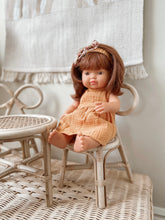 Load image into Gallery viewer, Dolls-Size Set of Two Bow Chairs &amp; Table
