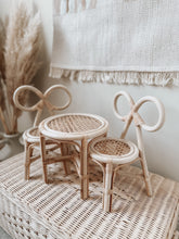 Load image into Gallery viewer, Dolls-Size Set of Two Bow Chairs &amp; Table
