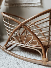 Load image into Gallery viewer, Rattan Rocking Bassinet
