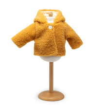 Load image into Gallery viewer, Hooded Teddy Jacket - Mustard
