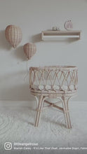 Load and play video in Gallery viewer, Ivy Doll Rattan Tall Bassinet
