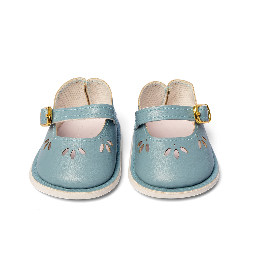 Doll Shoes - Petrol Blue
