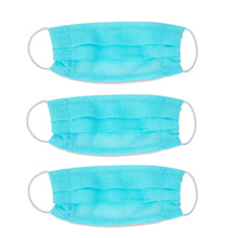 Load image into Gallery viewer, Doll Face Masks, Set of 3. Blue
