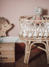 Load image into Gallery viewer, Ivy Doll Rattan Tall Bassinet
