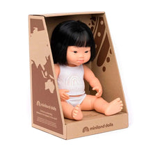 Load image into Gallery viewer, Miniland Asian Girl Doll with Down Syndrome
