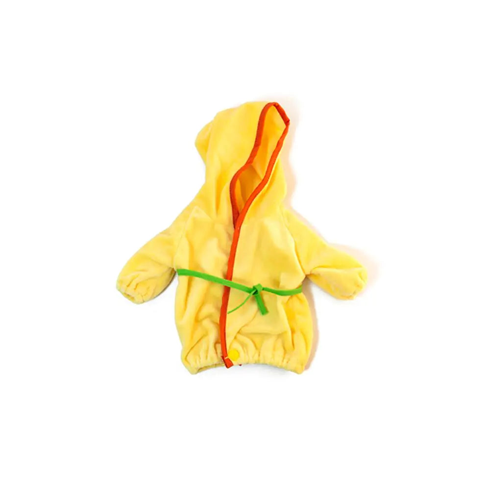 Bright Yellow Bathrobe  - Miniland 38 cms dolls
