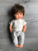 Load image into Gallery viewer, Boy Doll Linen Outfit - Cream
