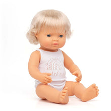 Load image into Gallery viewer, Miniland Caucasian Blond Girl Doll
